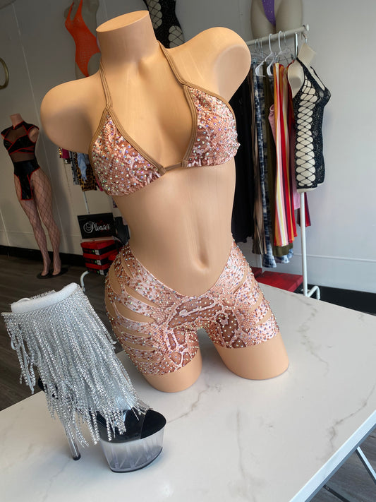 Short Set Snake Print